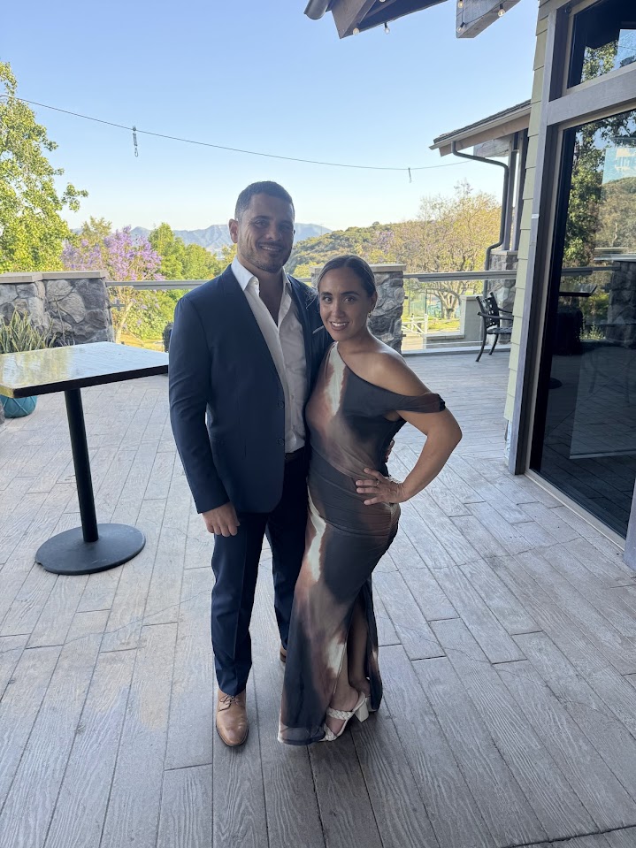 Jason with his partner Becca
